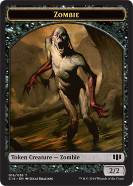 Zombie 2 Commander 2014 Token