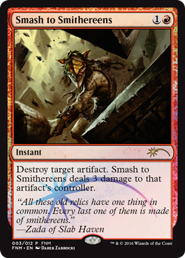Smash to Smithereens Card