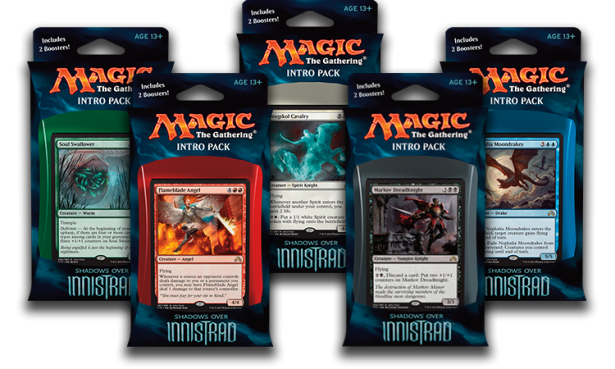 Intro packs Shadows Over Innistrad promos