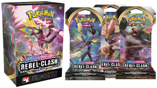 Pokémon Rebel Clash Prerelease kit + 3 boosters
